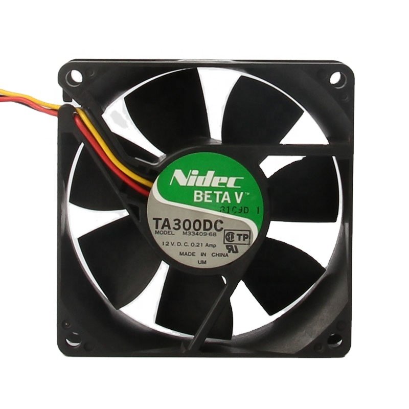 Original 24V 48V DC12V 0.21A EC AC 80x80x25mm 8CM 8025 3-wire Chassis Axial Flow Centrifugal Exhaust M33409-68 Cooling Fan